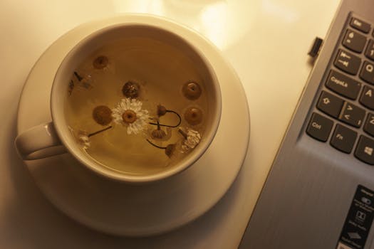 Odhalte tajemství čaje z kopretiny pro klidnou mysl